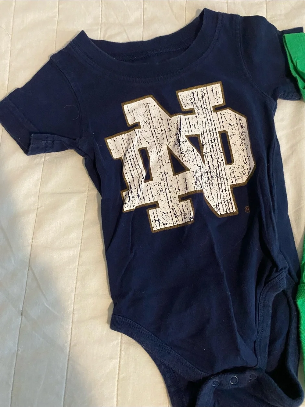 Notre Dame onesies- 2-Pack